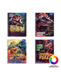 Cuaderno espiral tapa blanda