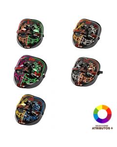 Máscara LED para fiestas