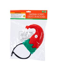 Diadema gorro elfo LED
