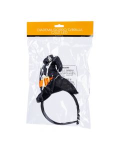 Diadema bruja con luz LED