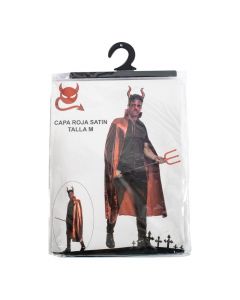 Capa disfraz M rojo