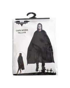 Capa disfraz negro talla M
