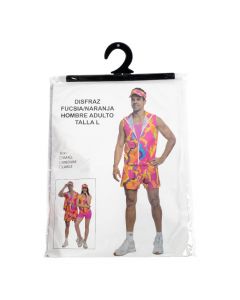 Disfraz entrenador años 80 multicolor