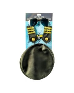Accesorios disfraz piloto 5 piezas