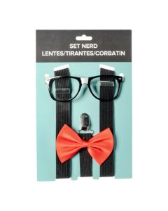 Accesorios disfraz negro y rojo