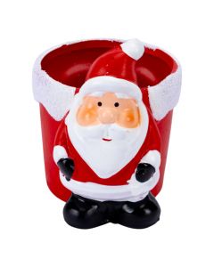 Maceta cerámica diseño Santa Claus