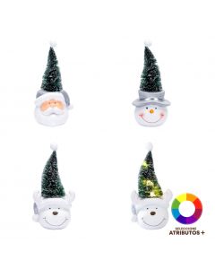 Figura árbol nevado LED