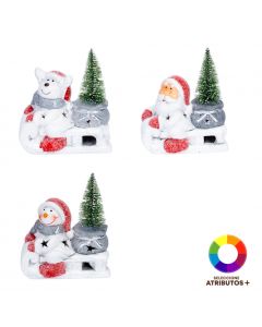 Figura cerámica árbol navideño
