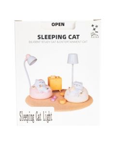 Lámpara gato dormido