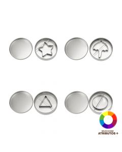 Molde metálico juego calamar