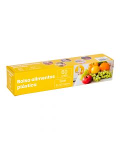 Bolsa alimento transparente práctica