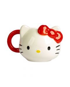 Jarra cerámica Hello Kitty 460ml blanco rojo