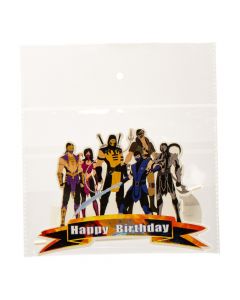 Topper Mortal Kombat cumpleaños