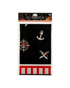 Mantel plástico diseño pirata