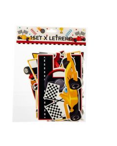 Letrero carros cumpleaños