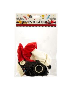 Globos estampados diseño carros