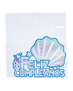 Topper cumpleaños concha