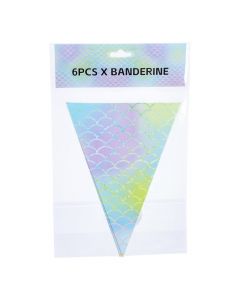Banderín diseño escamas