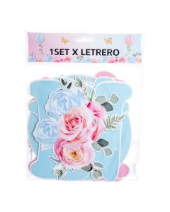 Letrero temático niño o niña