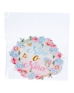 Topper decorativo niño o niña