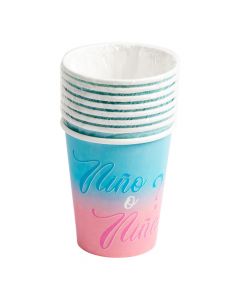 Vasos desechables niño o niña