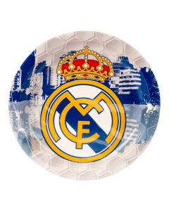 Platos cartón diseño Real Madrid
