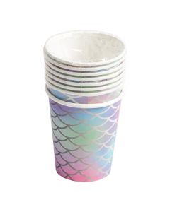 Vasos diseño escamas