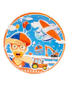 Plato tamaño 8und blippi