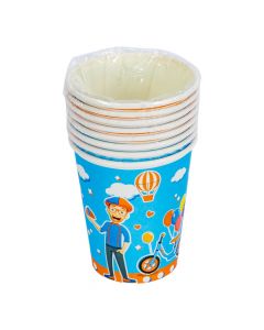 Vaso cartón 8 und blippi 