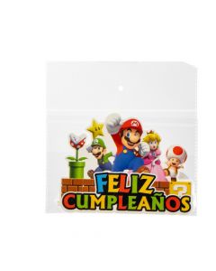 Topper cumpleaños Mario Bros