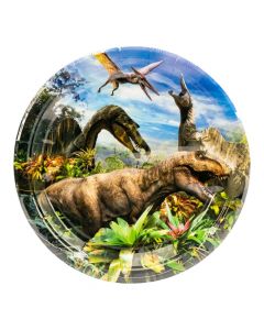 Plato de dinosaurios