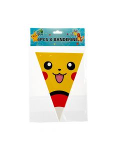 Banderín estampado Pokémon
