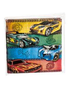 Servilletas Hot Wheels 20und