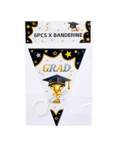 Banderines decoración graduación