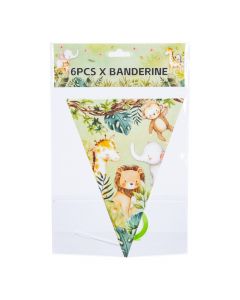 Banderines estampados animales