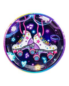 Plato estampado patines 7pulg multicolor