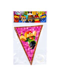 Banderines Minecraft multicolor
