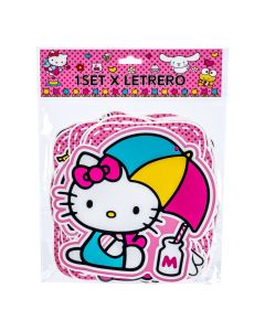 Letrero Hello Kitty cumpleaños