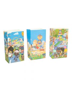 Bolsa estampado 8und multicolor