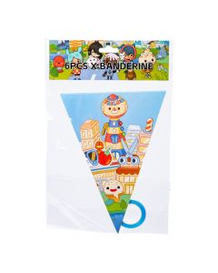 Banderín Toca Boca multicolor