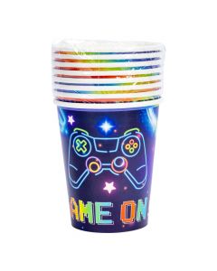 Vaso estampado game on 8und multicolor