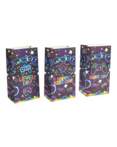 Bolsa papel estampado 8und multicolor