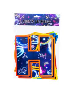 Letrero Gamer cumpleaños