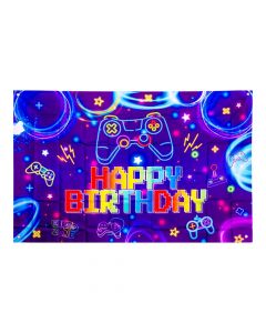 Fondo tela estampado multicolor