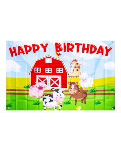 Fondo tela estampado multicolor