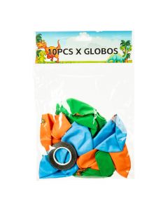 Globo látex estampado 10und surtido