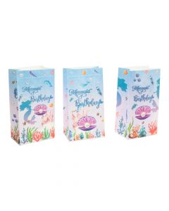 Bolsa papel estampado 8und multicolor