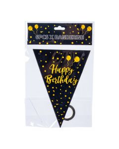 Banderín cumpleaños elegante