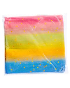 Servilleta estampado 20und multicolor