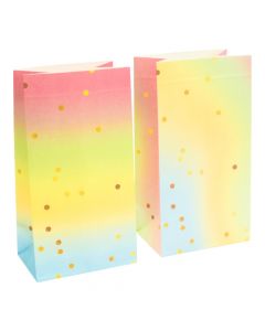 Bolsa papel estampado 8und multicolor